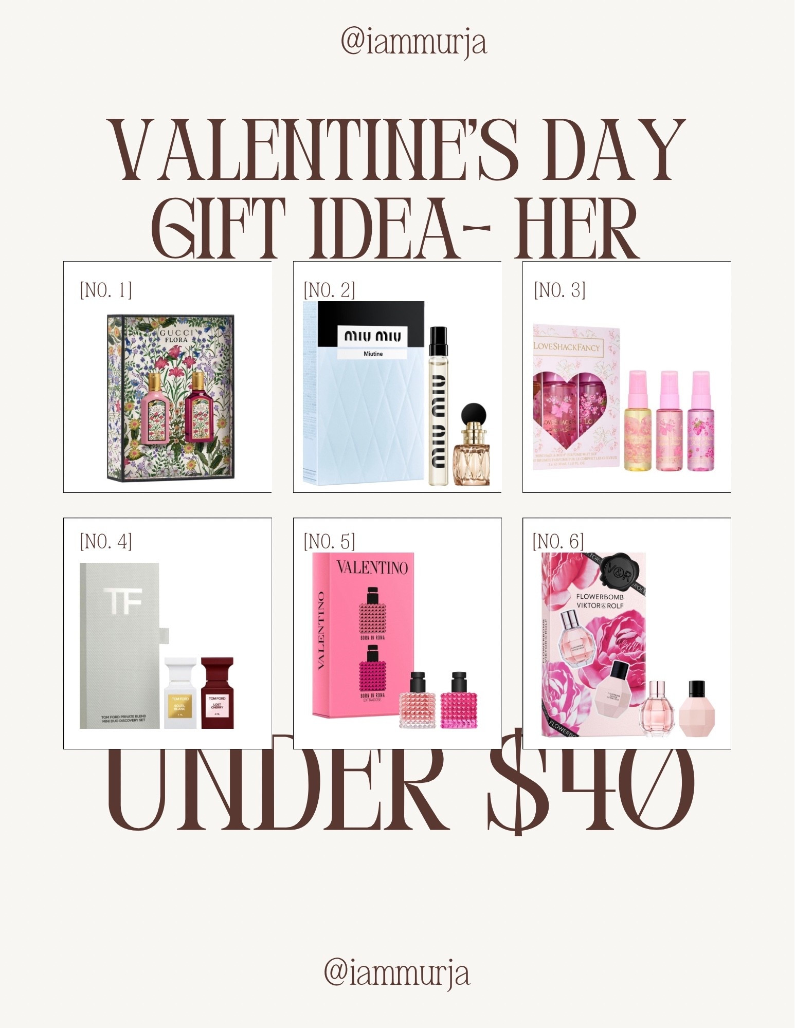 Valentine’s Gift Guide: Perfume for Her — Under $40 with @Sephora 💖
Romantic, flirty, fresh, and sweet — these affordable fragrances smell luxury without the luxury price tag. Perfect for your wife, girlfriend, bestie… or yourself 😉

Tap to shop these budget-friendly scents she’ll love 🌹

#ValentinesGiftGuide #PerfumeUnder50 #GiftIdeasForHer #AffordableLuxury #LTKFinds #BeautyDeals #FragranceLover #SelfLoveSeason #BlackGirlLuxury #ShopMyLook #LTKIt #ValentinesDayGifts #BudgetFriendlyBeauty

#LTKBeauty #LTKselfcare #LTKValentine