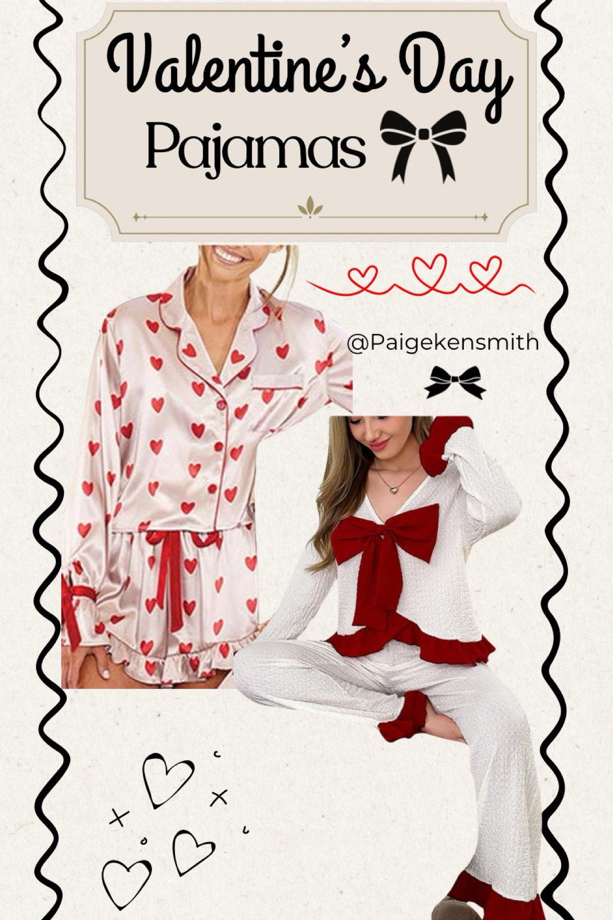 Red and white valentine hearts and bows pajamas😍 so cute and comfortable!



#LTKSeasonal #LTKFamily #LTKFindsUnder50