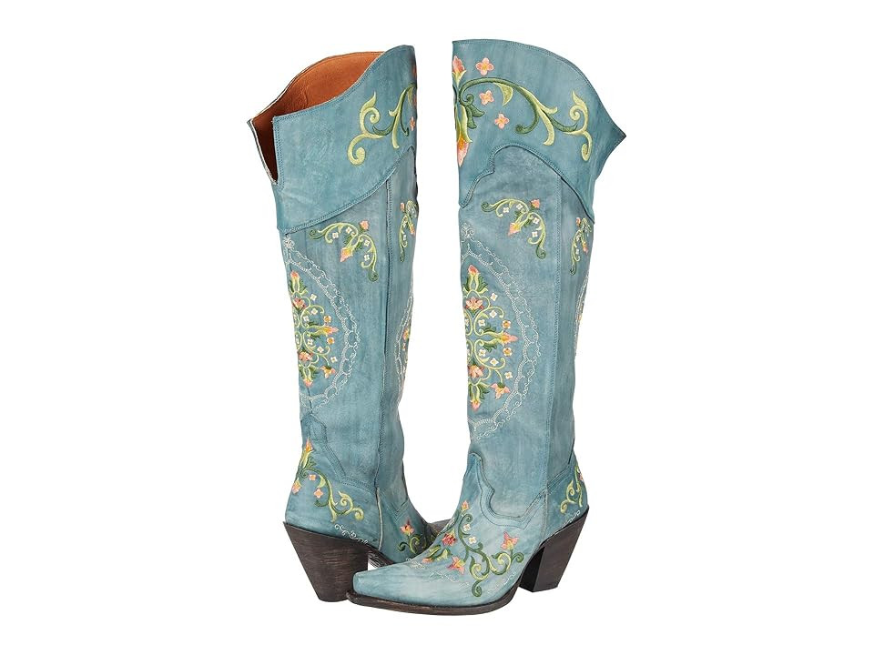 Dan Post Flower Child (Turquoise) Women's Boots | Zappos