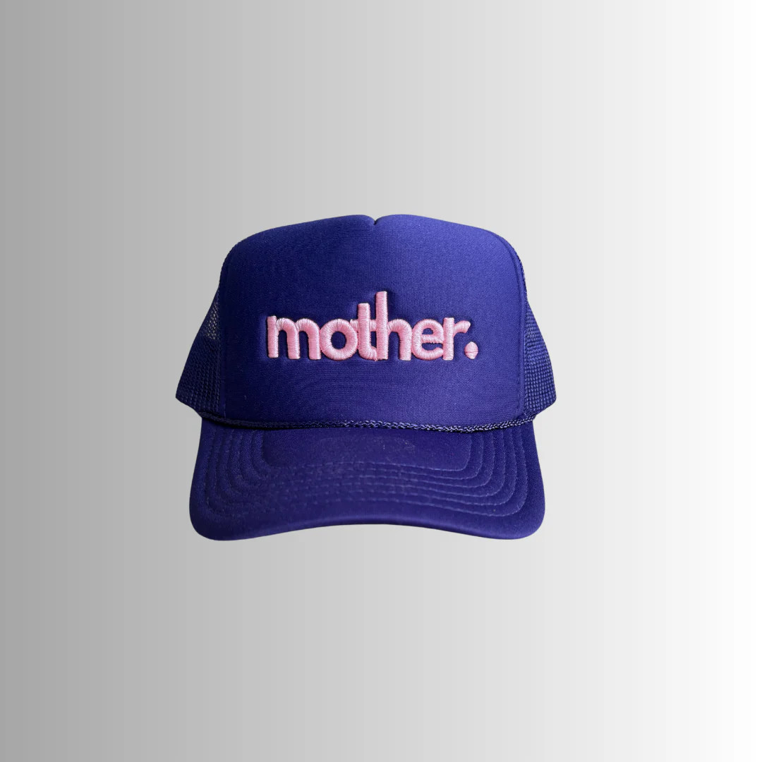 Mother Embroidered Trucker Hat -  Purple | Mother Hats