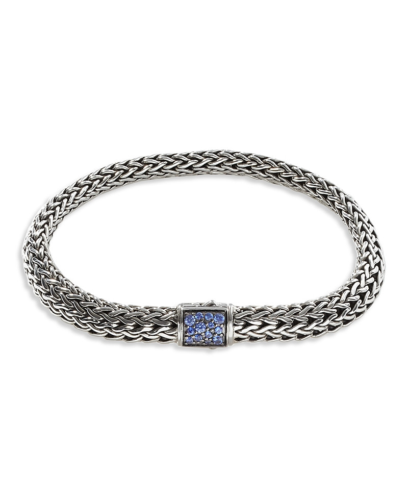 John Hardy Sterling Silver Classic Chain Black & Blue Sapphire Reversible Bracelet | Bloomingdale's (US)