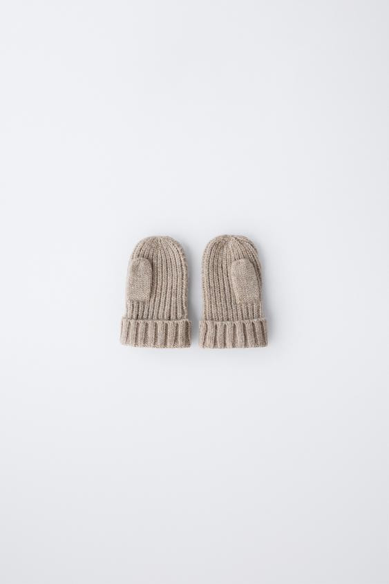 KNIT MITTENS | Zara US