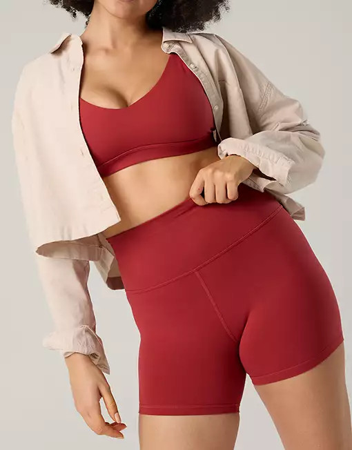 OFFLINE By Aerie The Hugger V-Neck Sports Bra | Aerie