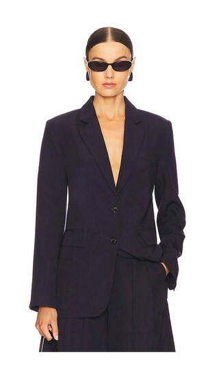 Ecole Blazer in Navy | Revolve Clothing (Global)
