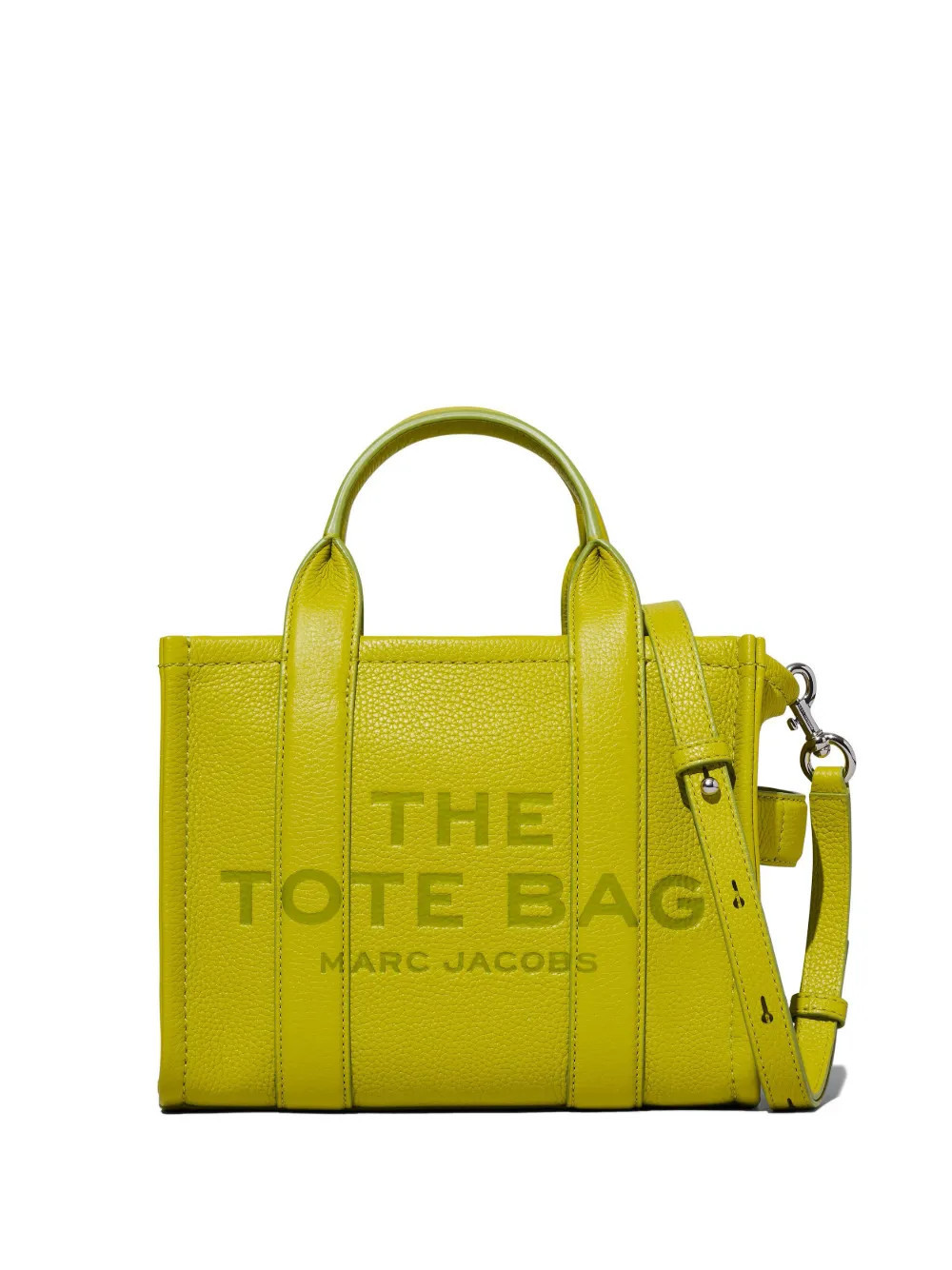 Marc Jacobs The Leather Small Tote bag - Yellow | Farfetch Global