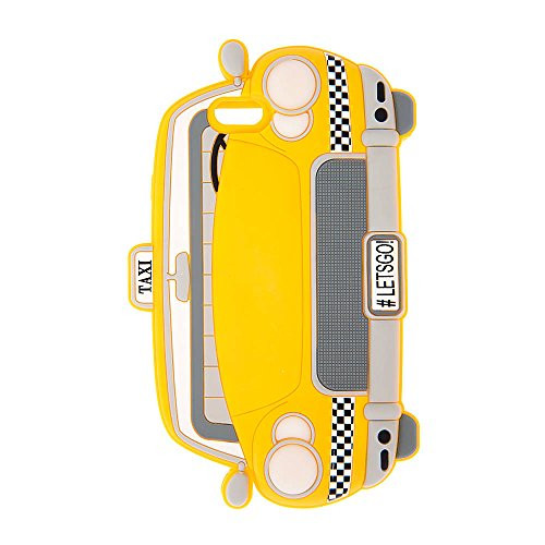 Claire's Accessories 3D Silicone Light Up Yellow Taxi Cab Phone Cover- iPhone 6/6s | Amazon (US)