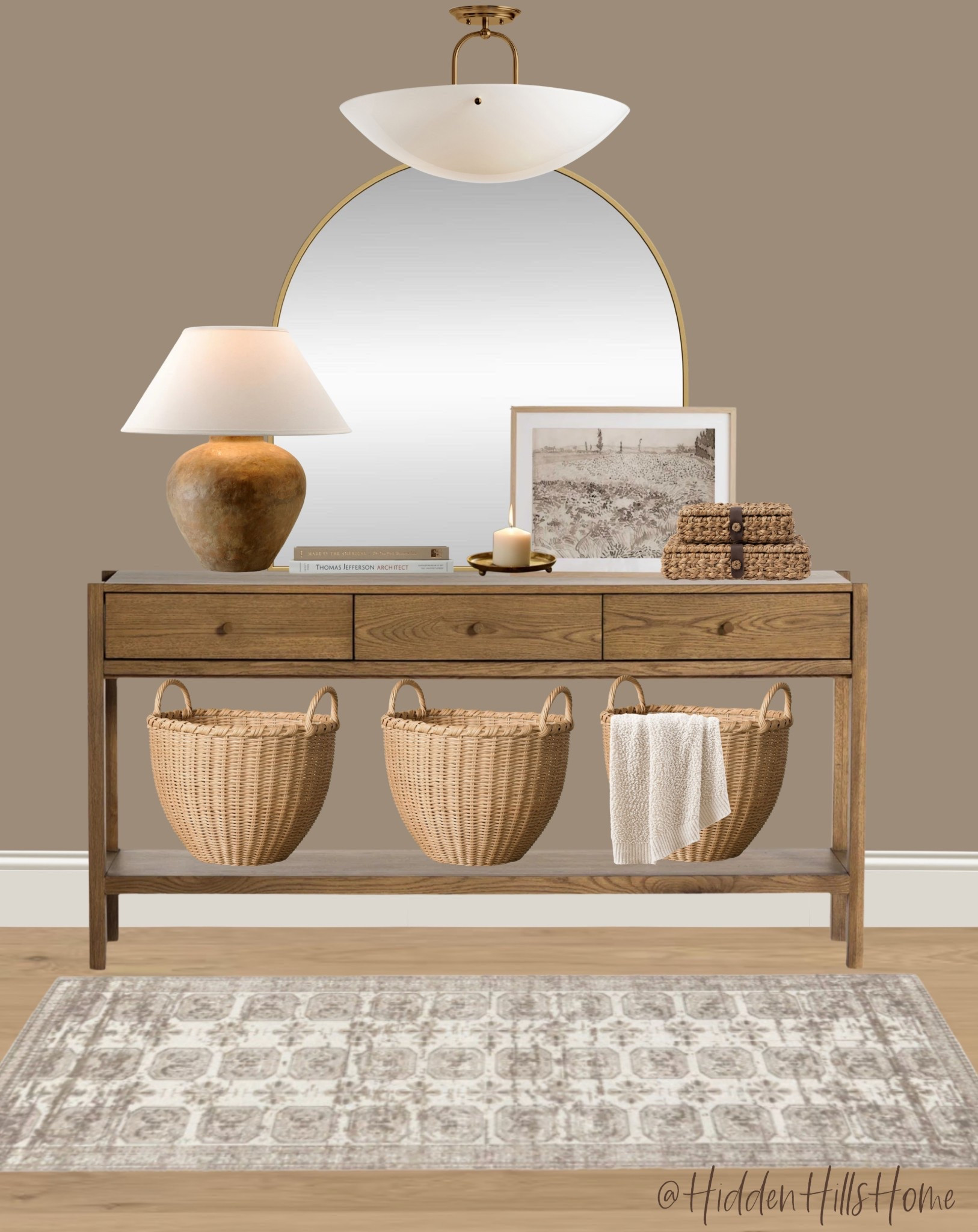 Cozy entryway decor ideas! Console table decor, home decor inspiration, cozy decor ideas, entryway mood board, entryway design 

#LTKSeasonal #LTKHome #LTKSaleAlert