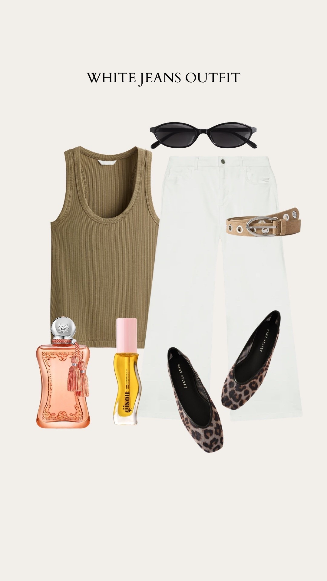 White Jeans Outfit! 

outfit l jeans l tank