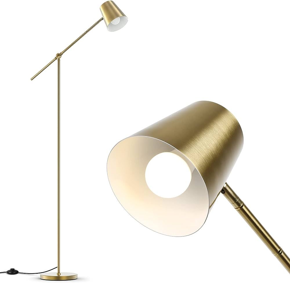 Alldio Gold Floor Lamp, Modern Cantilever 70" Adjustable Tall Lamp Full Metal Standing Pole Light... | Amazon (US)