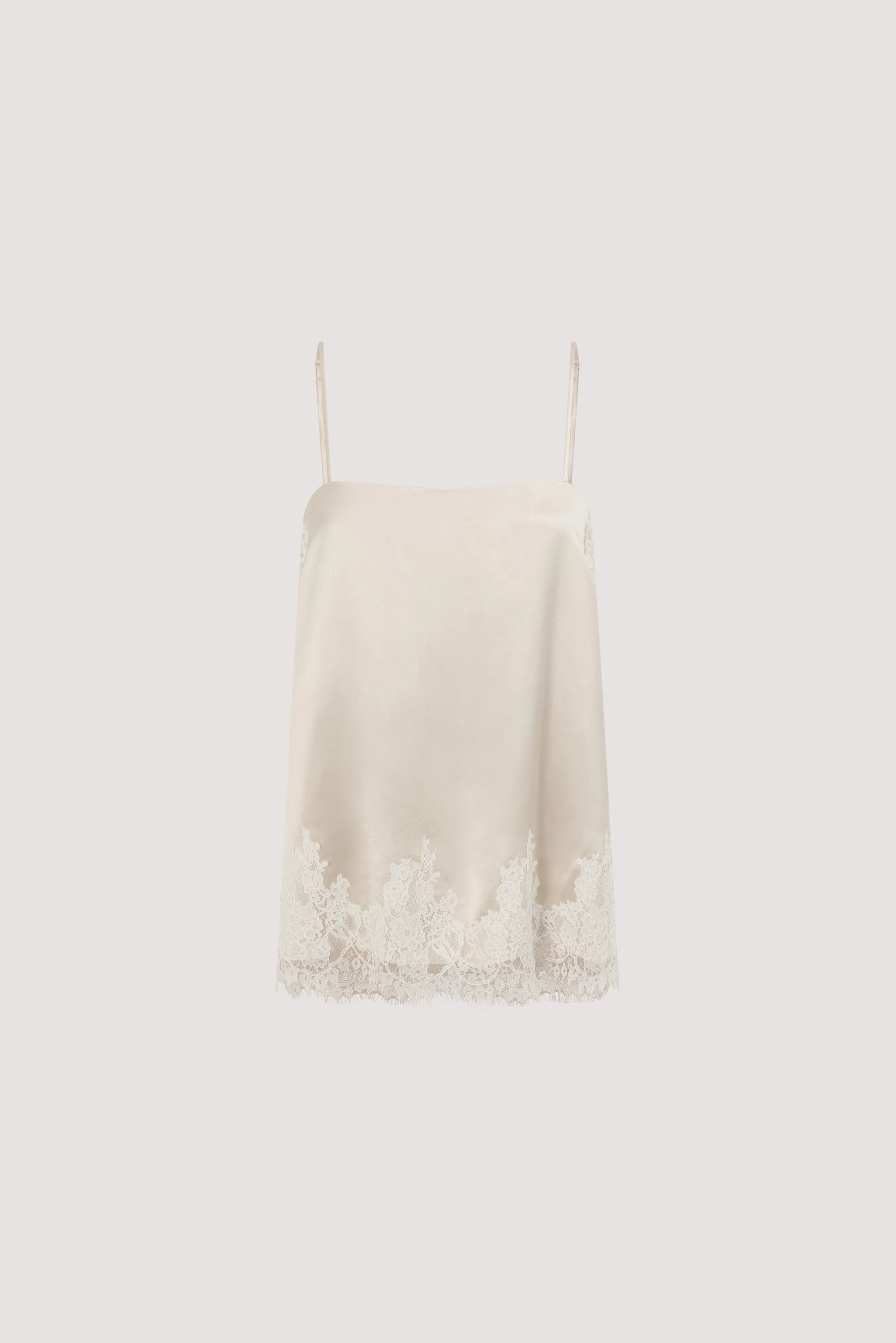 SELENE OYSTER SATIN CAMI | DISSH