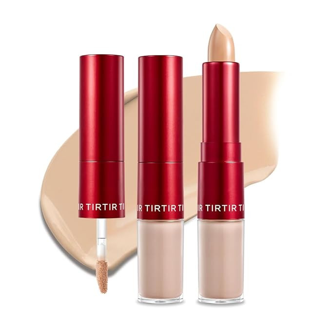 TIRTIR Glide&Hide Blurring Concealer - Creamy texture, Conceals dark circles and wrinkles, Dual f... | Amazon (US)