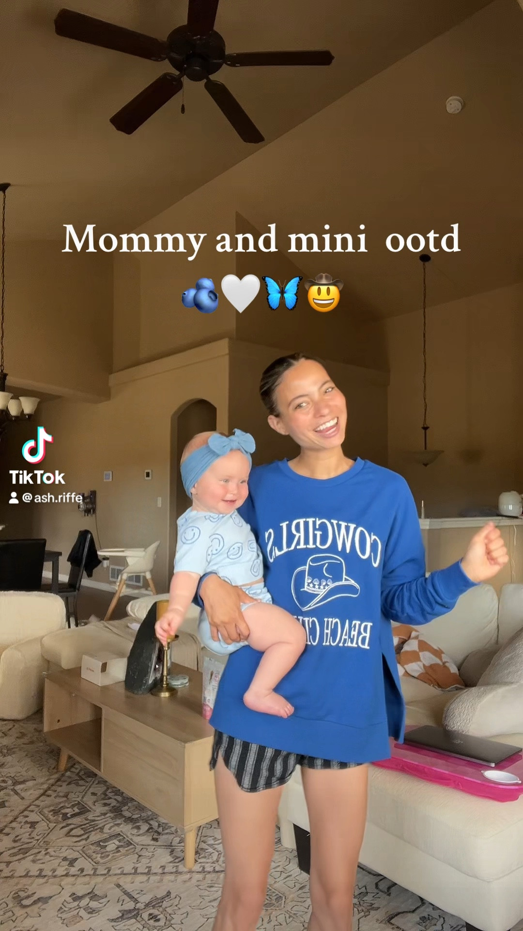 Tik tok video ootd 
Top: Francesca size small (sold out link similar without words) 
Bottom: brandy melville, (sold out, link similar as well)

Baby outfit: target (sold out)
Bows: can’t find the exact color but linked the style

#LTKStyleTip #LTKBaby #LTKFindsUnder100