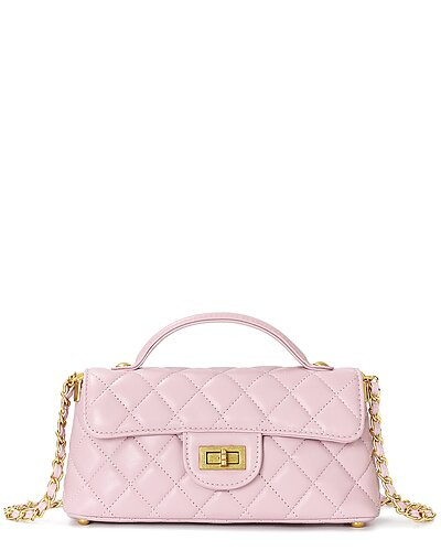 Top-Handle Quilted Sheepskin Leather | Gilt & Gilt City