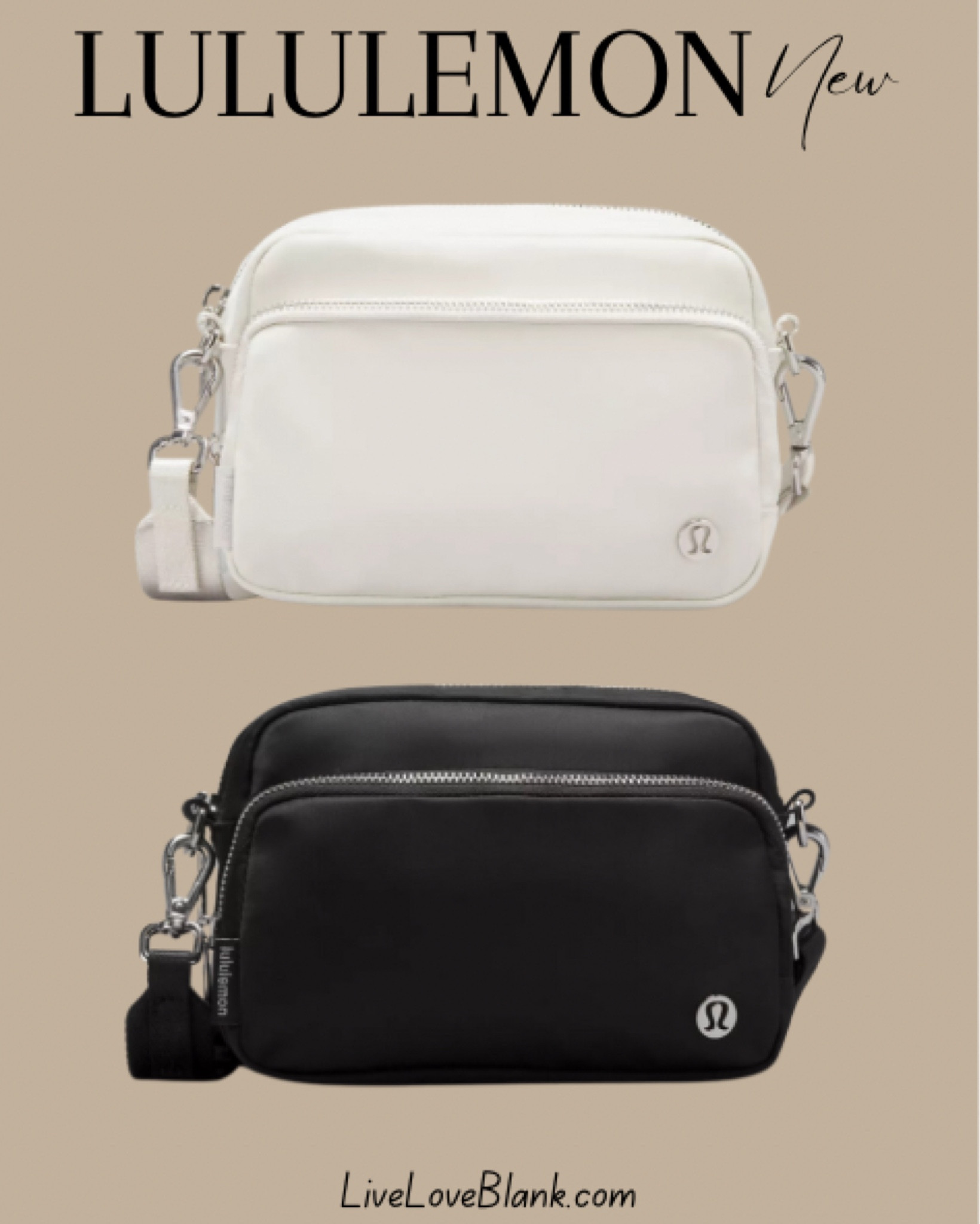 lululemon belt bag 2l white Everywhere Large with Long Strap 21Cm X 5.7Cm X 14.6Cm (8.3 X 2.2 X 5.7) Lululemon Everywhere Belt Bag 1L