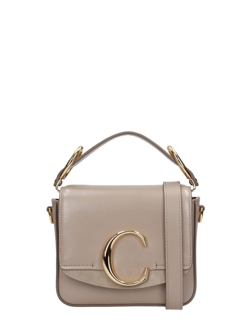 Chloé Chloe C Hand Bag In Grey Leather | Italist