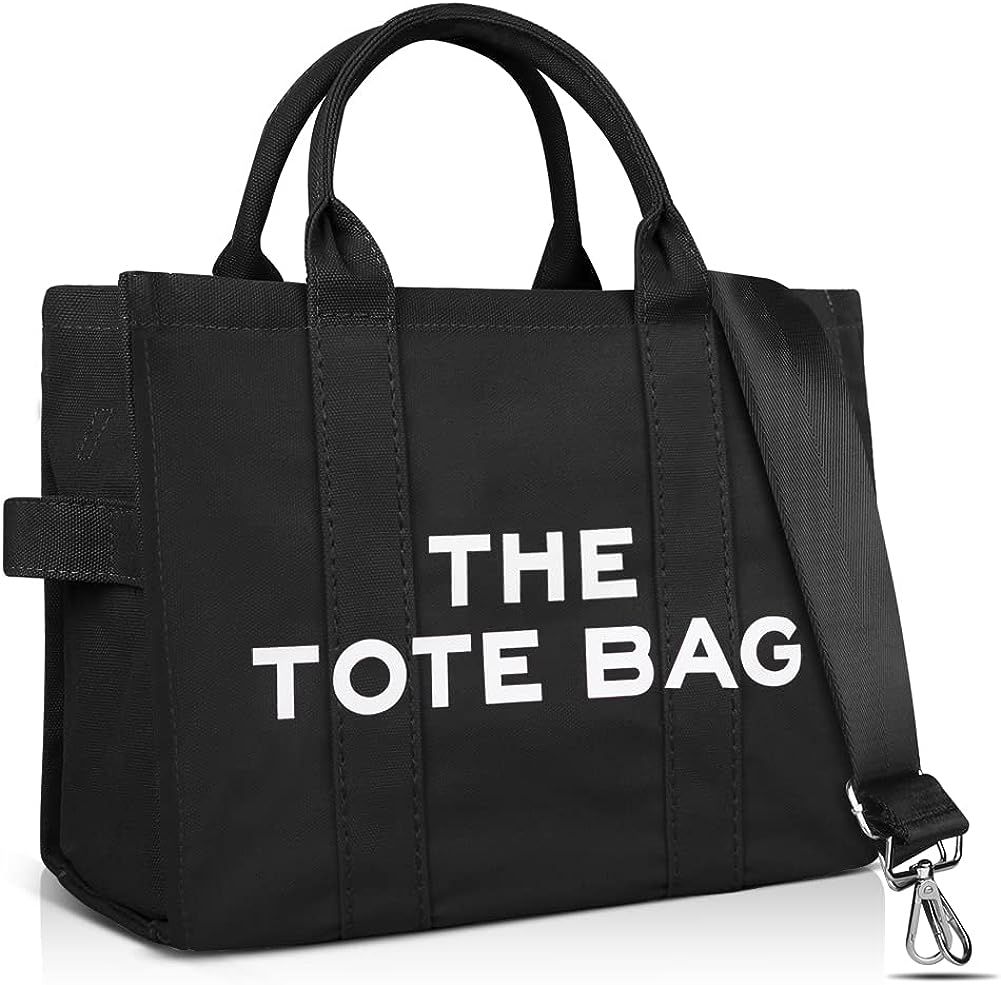 The Tote Bag for Women Crossbody Canvas Tote Bag Traveler Handbag Zipper Canvas Tote Bag | Amazon (US)