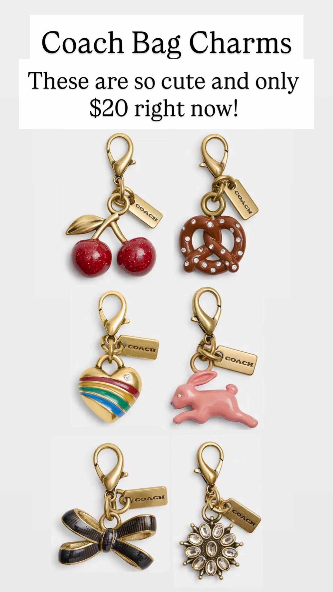 Coach bag charms

#LTKKids