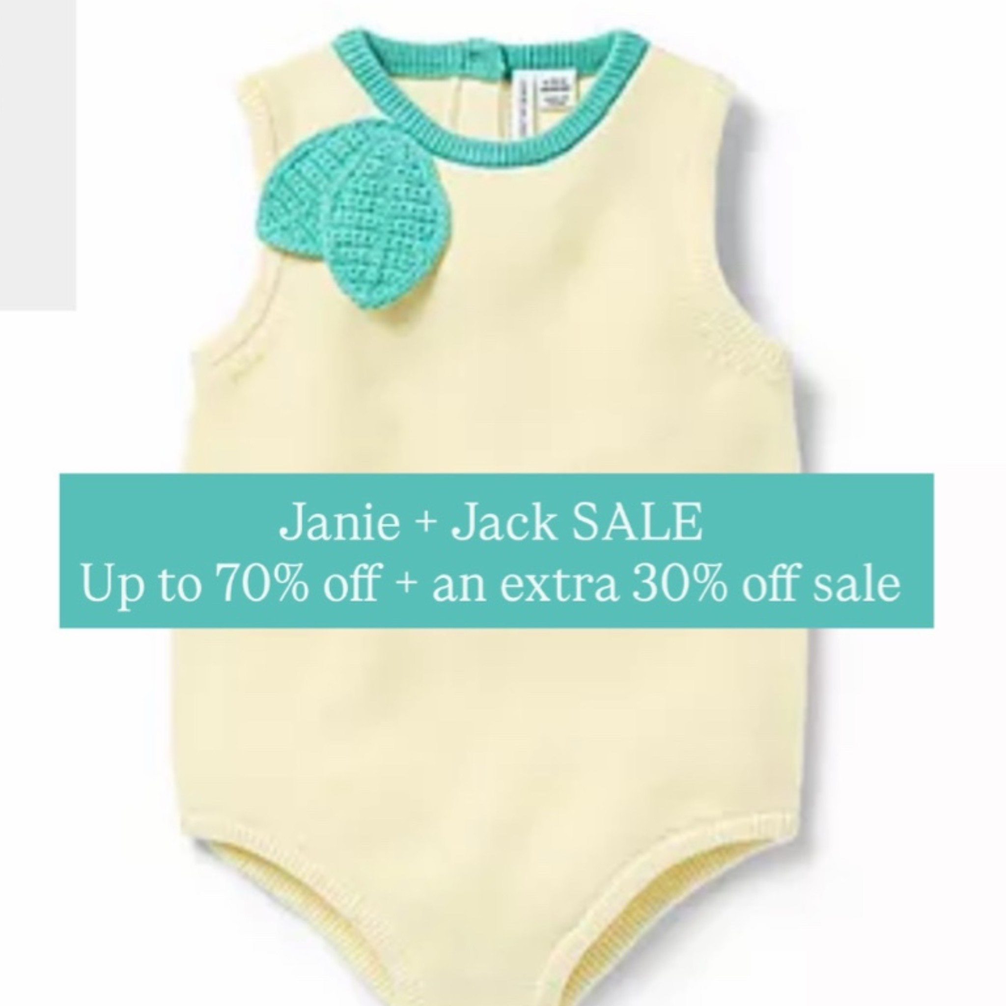 Huge Janie and jack sale!! Up to 70% off + an extra 30% off sale items

#LTKBaby #LTKBump #LTKKids