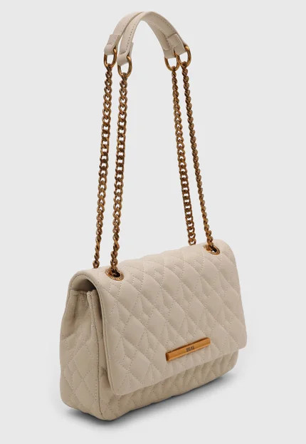 Bolsa Feminina Santa Lolla Média Matelassê Bege | Dafiti (BR)
