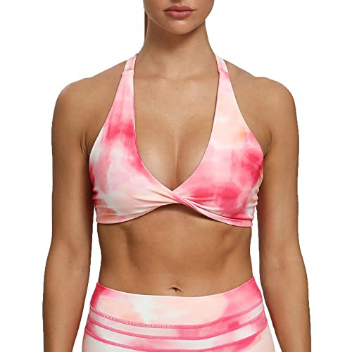 Aoxjox Women's Workout Sports Bras Fitness Backless Padded Satara Low Impact Bra Yoga Crop Tank T... | Amazon (US)