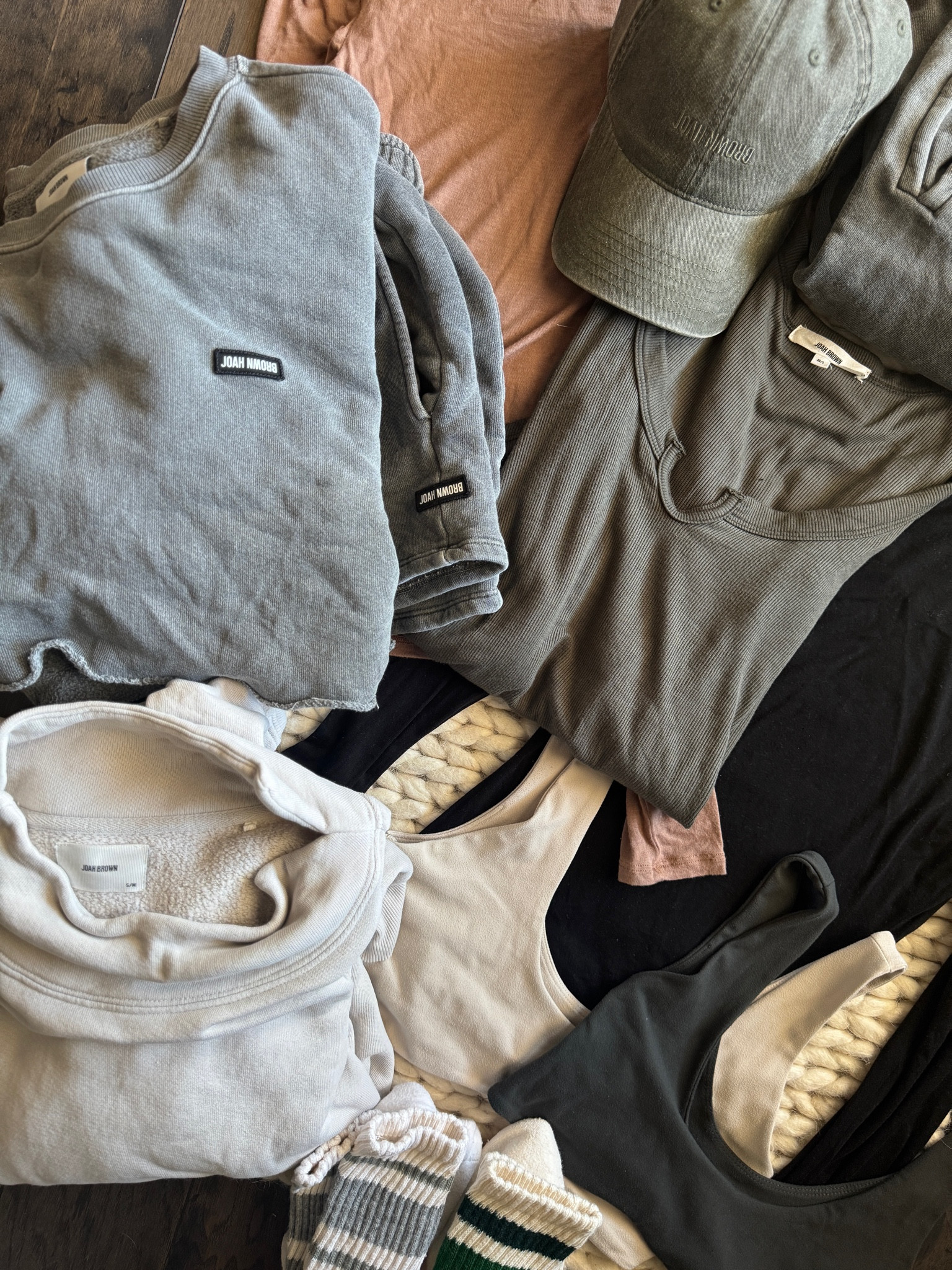 A few of my favorite Joah Brown pieces — I have been shopping here for a couple of years & it is pricey, but these are some of my most worn workout & Athleisure items. 

Joah Brown - Athleisure - Sweatsuit - Sweatshirt - Sweats - Shorts - Real Joah Brown 

#therealthing #nopretending

#LTKStyleTip #LTKFitness #LTKActive