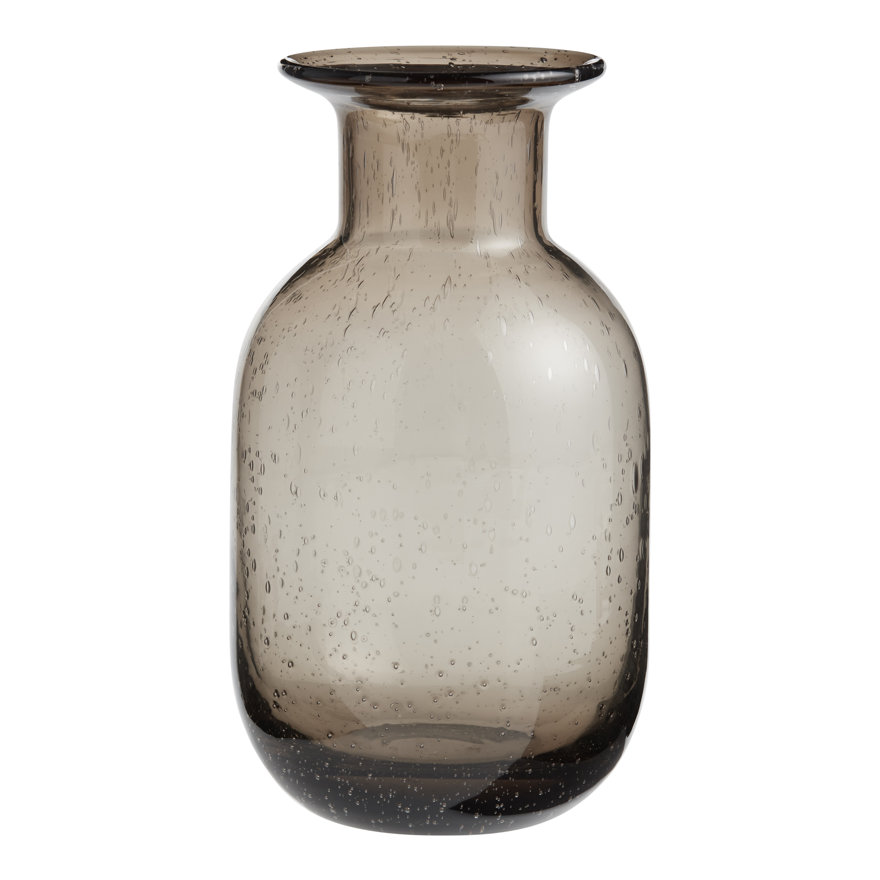 Gray Bubble Glass Vase | World Market