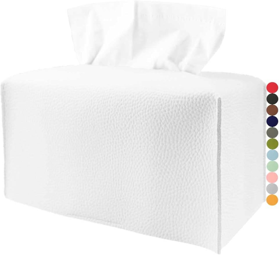 Extra Large Tissue Box Cover Rectangular – Plus Size Tissue Box Holder with Bottom Belt [JESMIN... | Amazon (US)