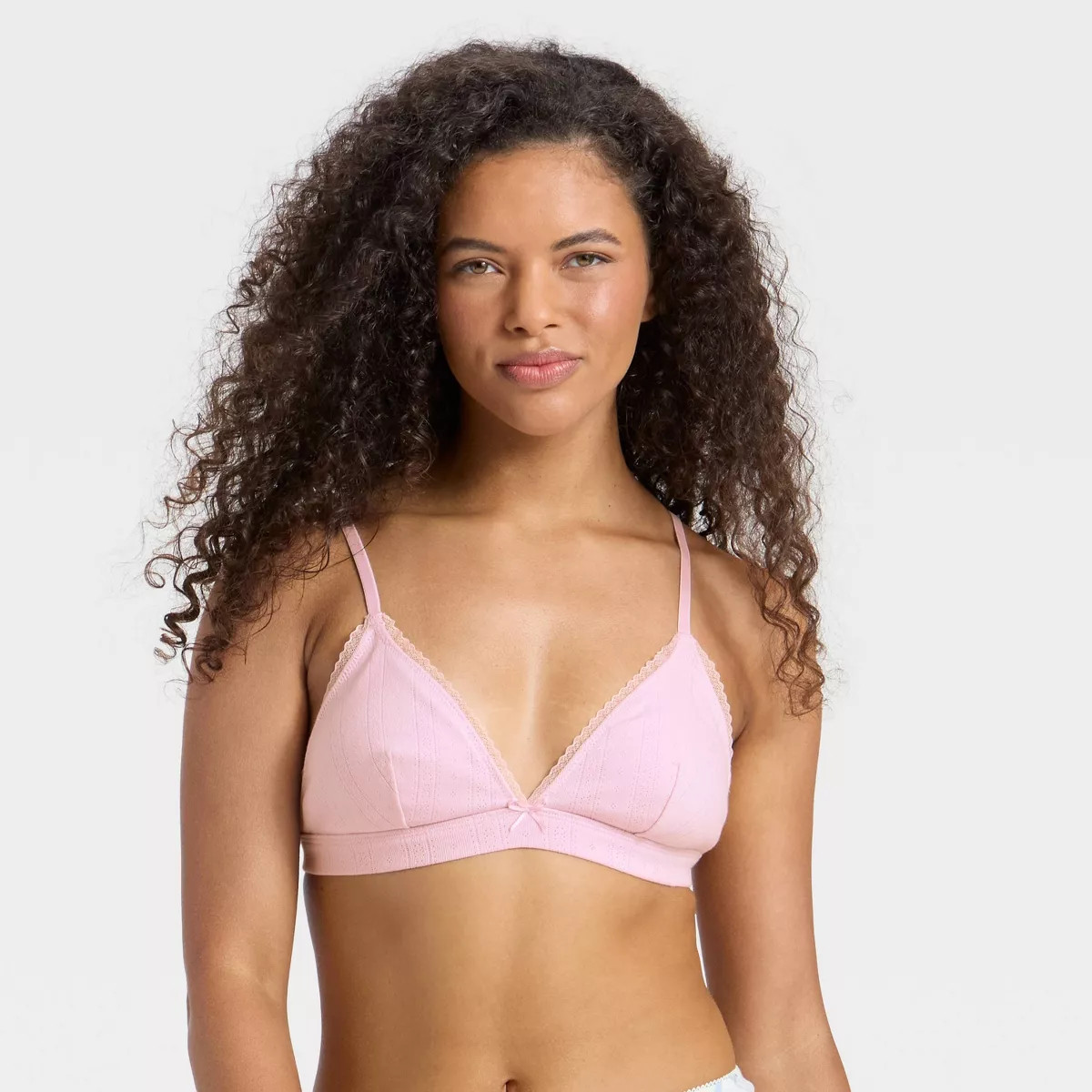 Women's Pointelle Triangle Bralette - Wild Fable™ | Target