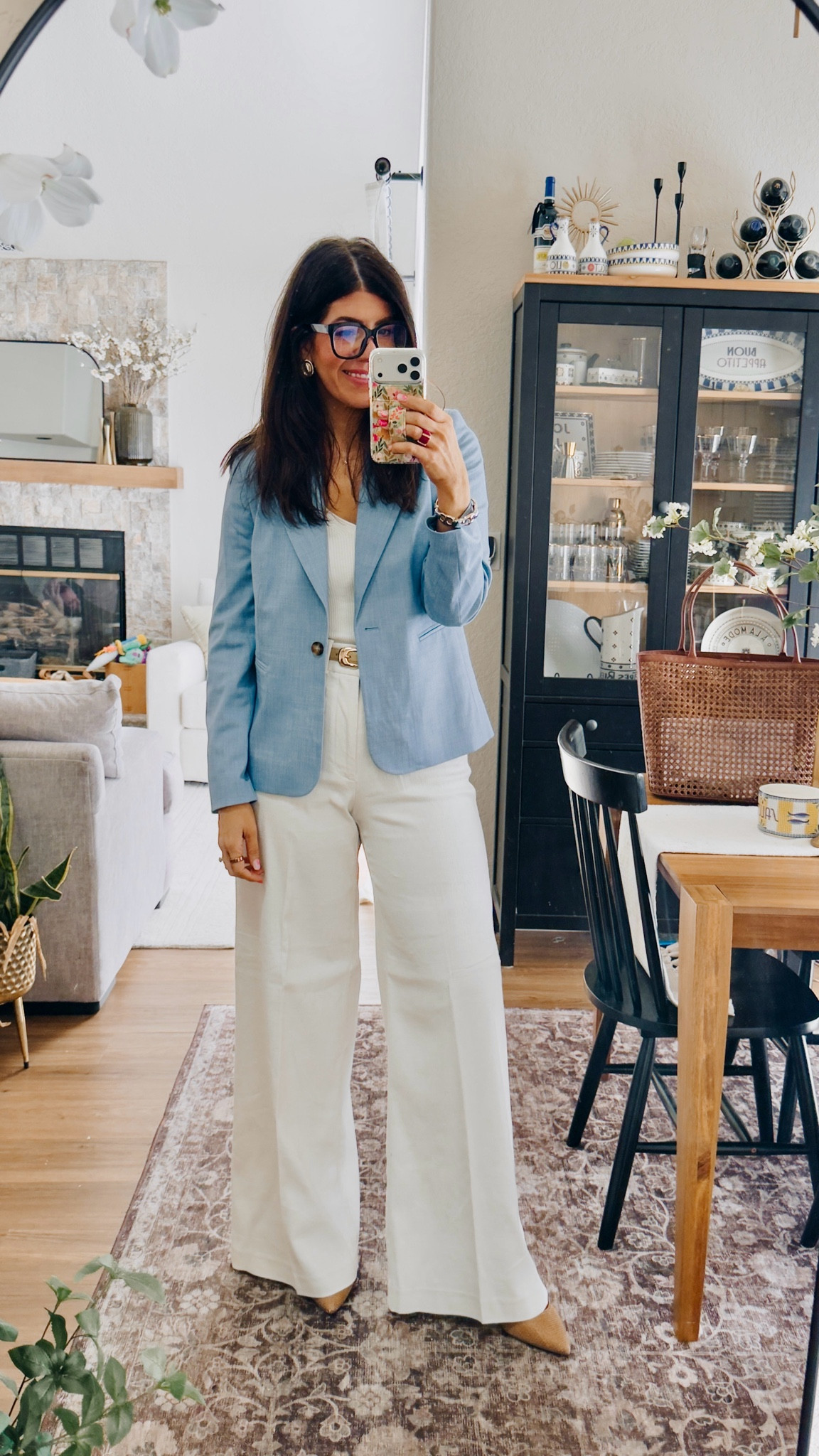 Work ootd
In a medium sweater tank
Medoum linen blazer
Medium tall wide leg trouser (code: meghanxspanx)

#LTKWorkwear #LTKTall #LTKMidsize