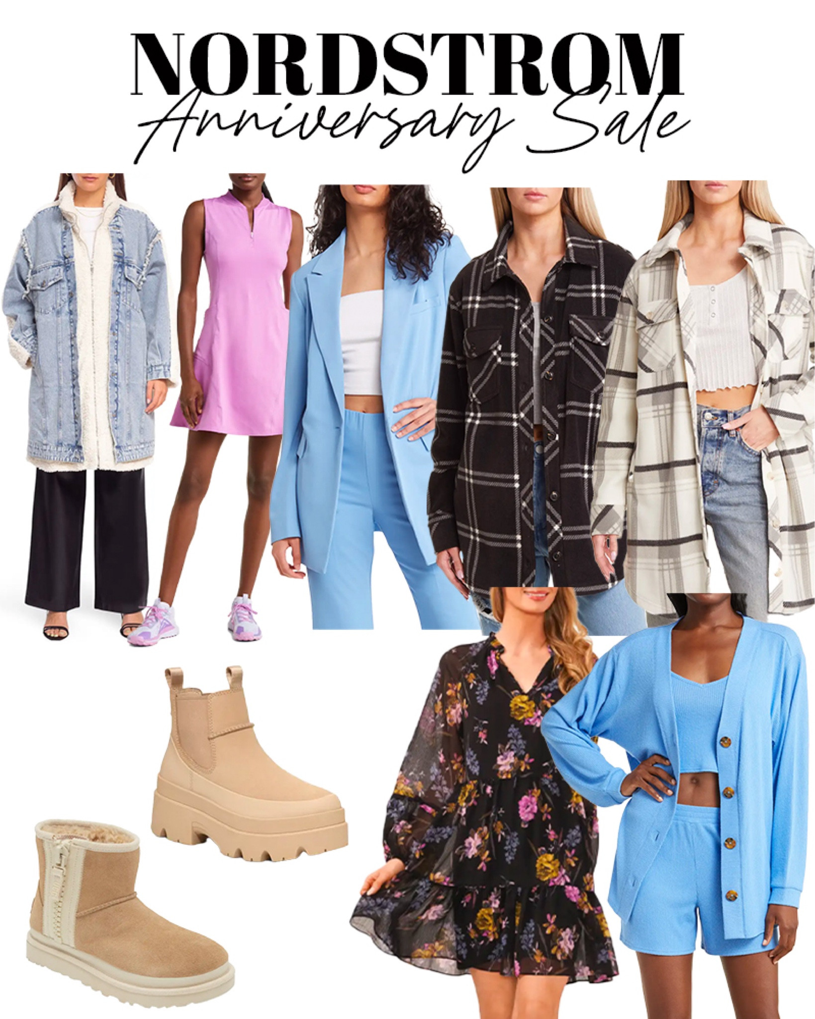 My Nordstrom anniversary sale picks 2023

Nsale 2023
Ugg boots
Denim sherpa jacket
Pink golf dress
Plaid flannel shacket
Floral dress
Ugg boots

#LTKxNSale #LTKsalealert #LTKBacktoSchool