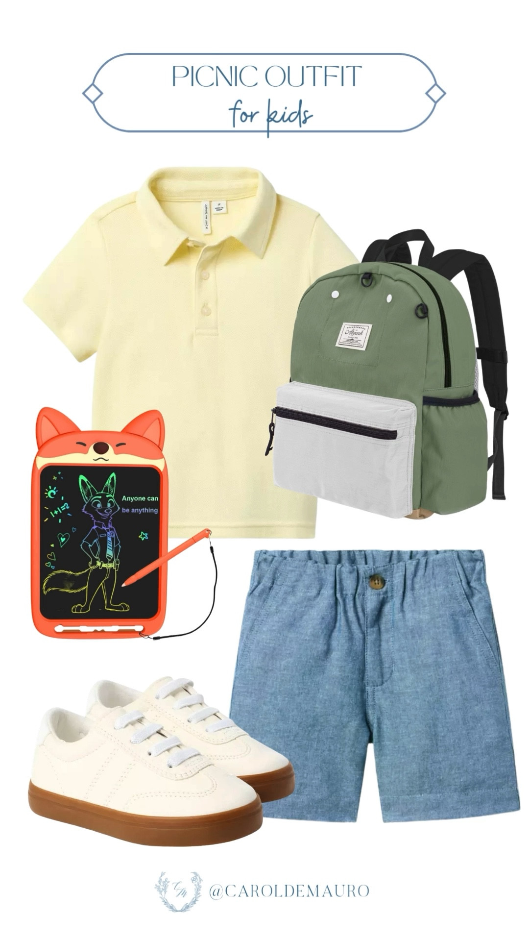 Style your kid for the picnic of your dreams, even if the reality is 90% chasing them around. At least the linen shorts are breathable and the sneakers are ready for a sprint!

picnic day, kids outfit, toddler wardrobe, summer time, casual look, boy mom, spring style, pastel colors

#LTKSeasonal #LTKKids #LTKU