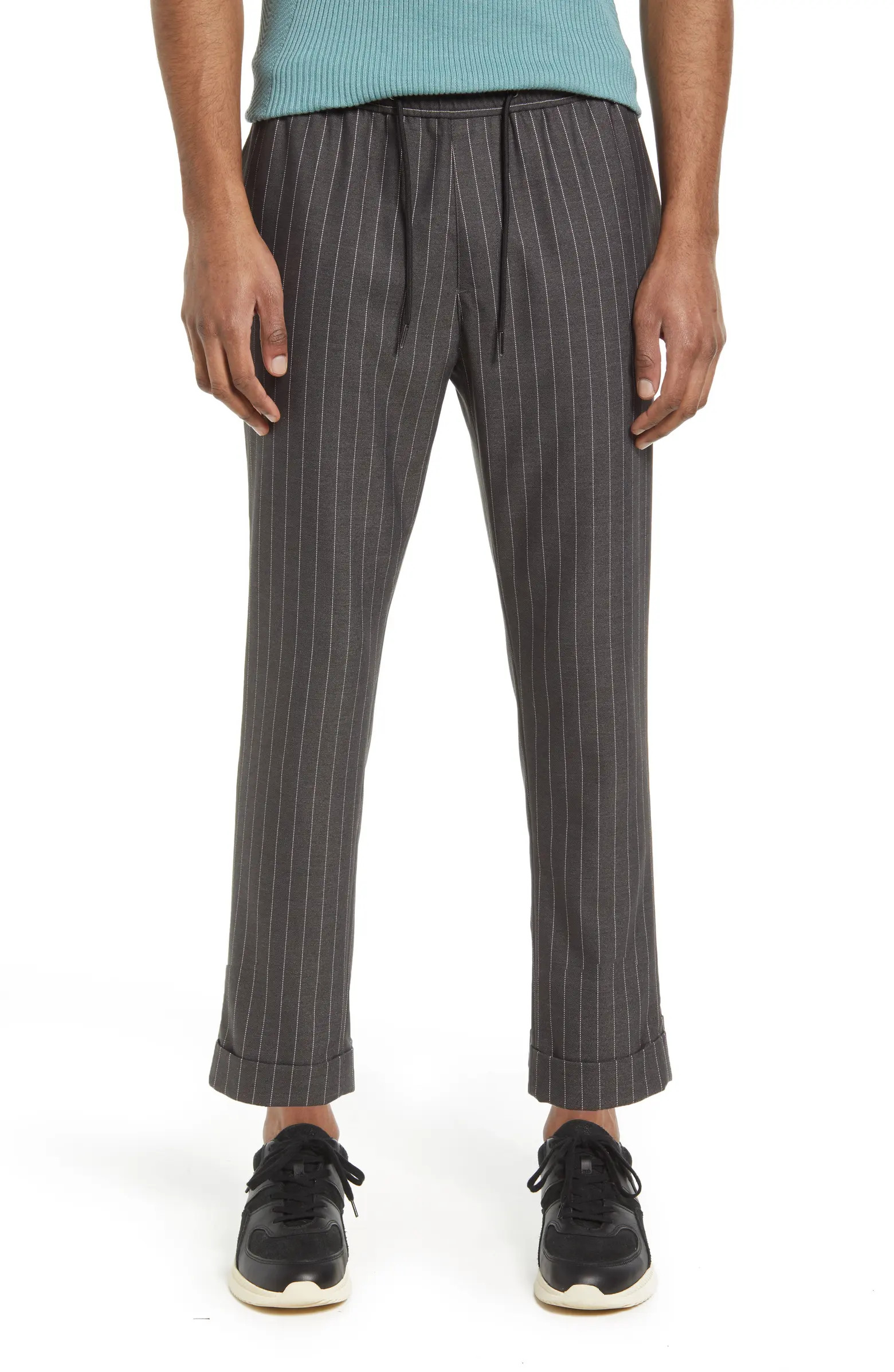 Men's E-Waist Plaid Stretch Pants | Nordstrom