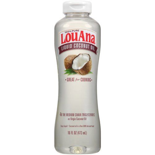 LouAna 100% Pure Liquid Coconut Oil, 16 fl oz | Walmart (US)