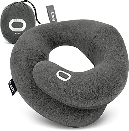 Amazon.com: BCOZZY Neck Pillow for Travel Provides Double Support to The Head, Neck, and Chin in ... | Amazon (US)