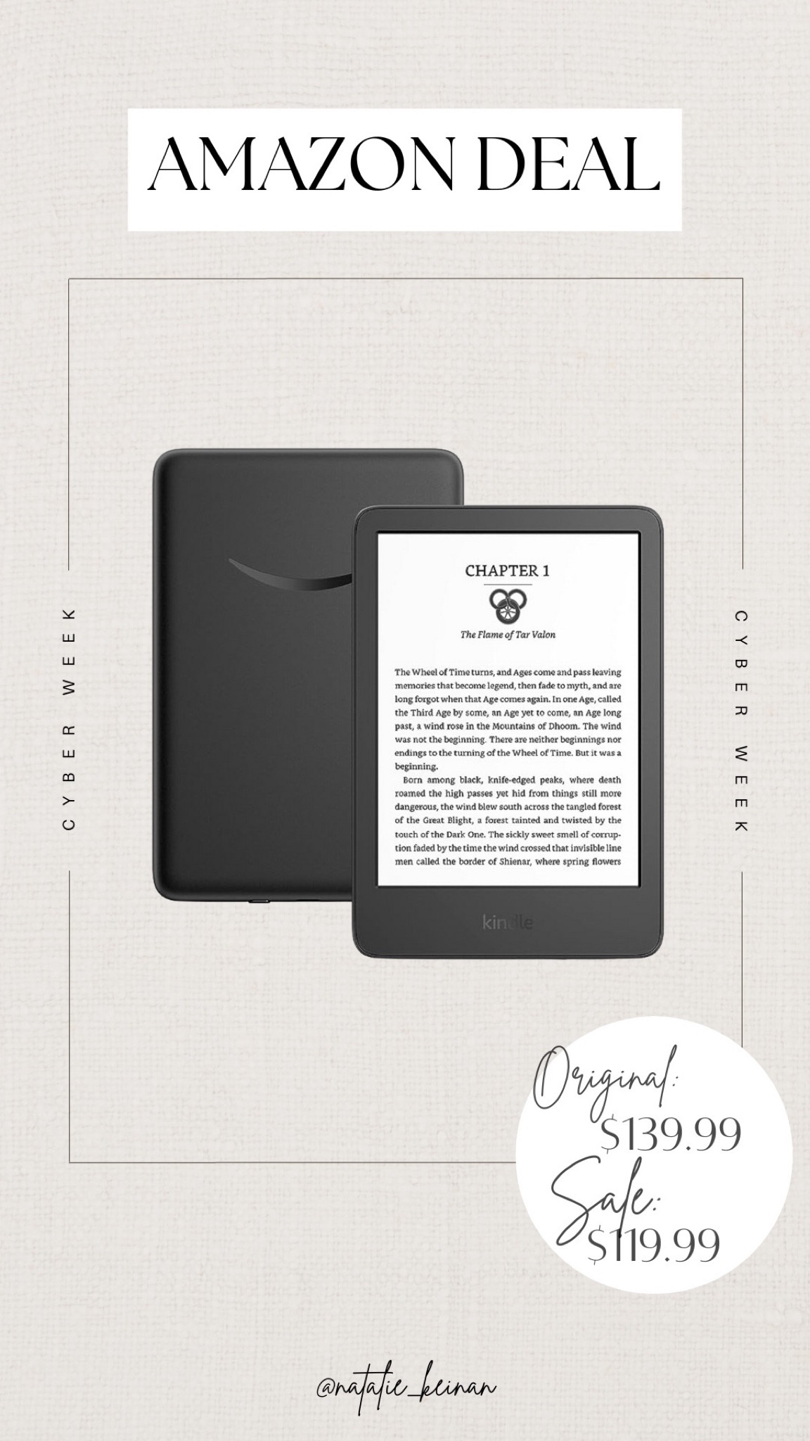 Amazon kindle is on sale for Black Friday!!!

#LTKCyberWeek #LTKHoliday #LTKGiftGuide