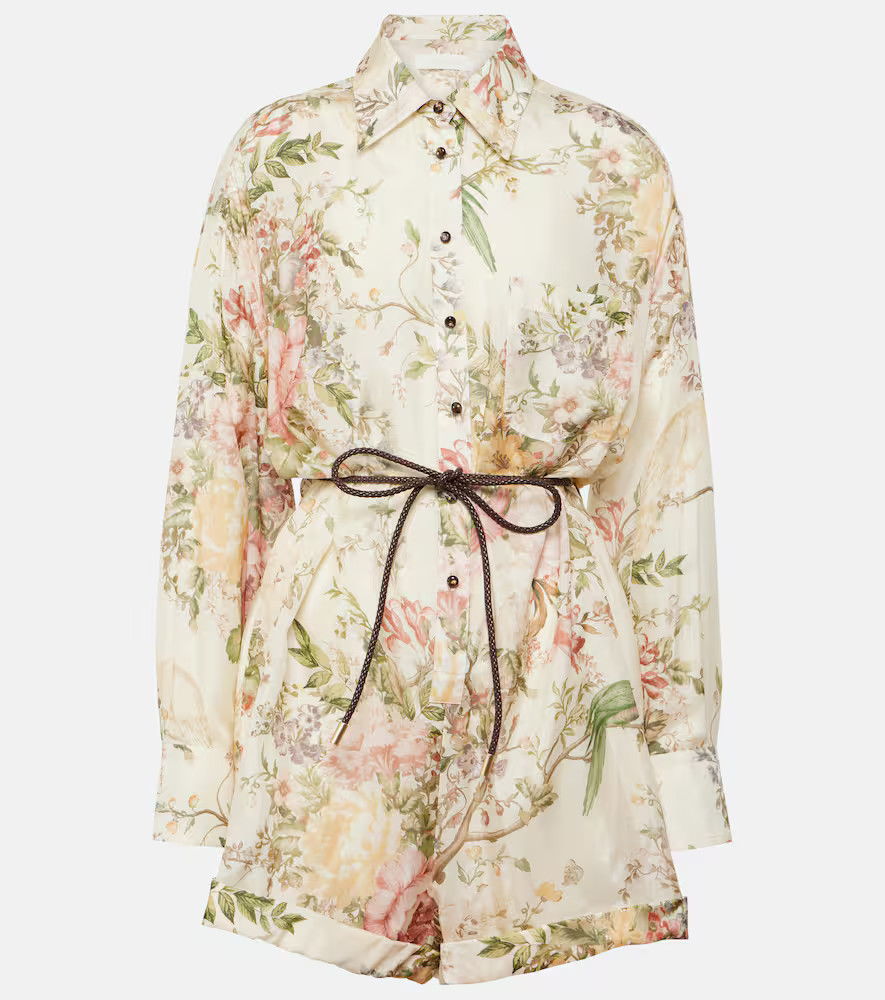 Zimmermann Waverly floral silk romper | Mytheresa (US/CA)