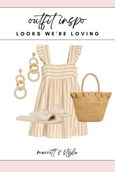 Easy summer outfit ideas striped dress outfit striped sundress, Summer look spring outfit idea 

#LTKsalealert #LTKstyletip #LTKunder50