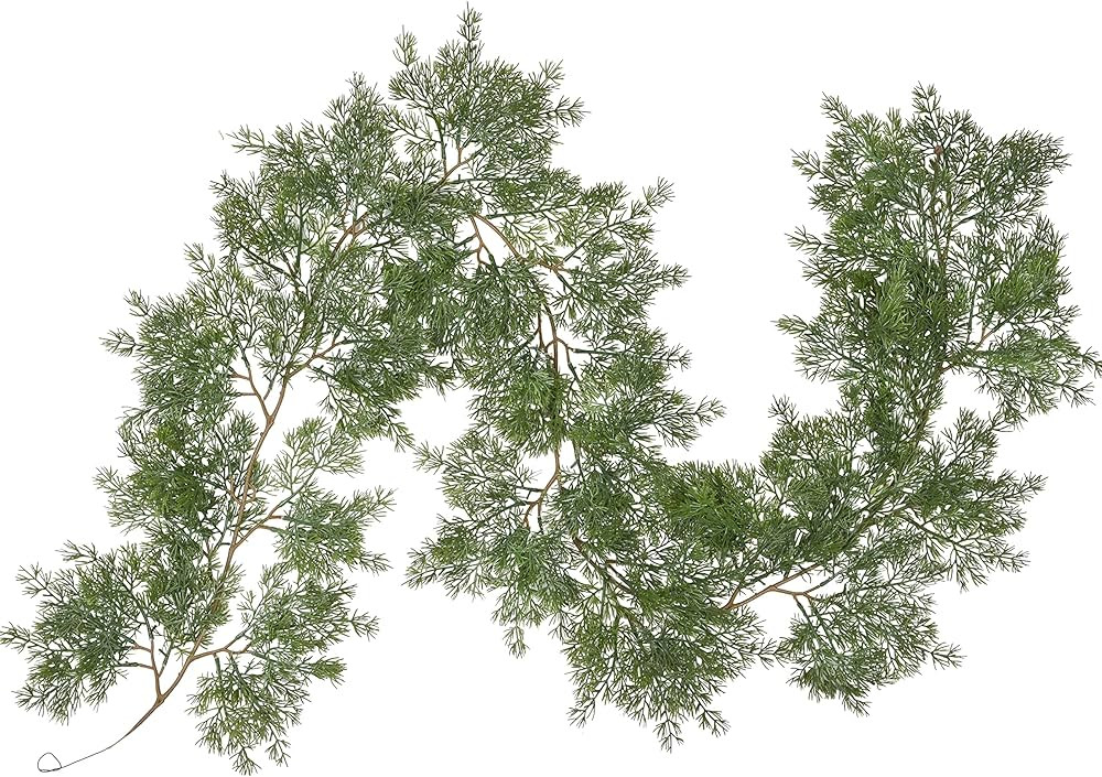 DearHouse 6Ft Artificial Christmas Garland Pine Cypress Greenery Garland for Holiday Season Mante... | Amazon (US)