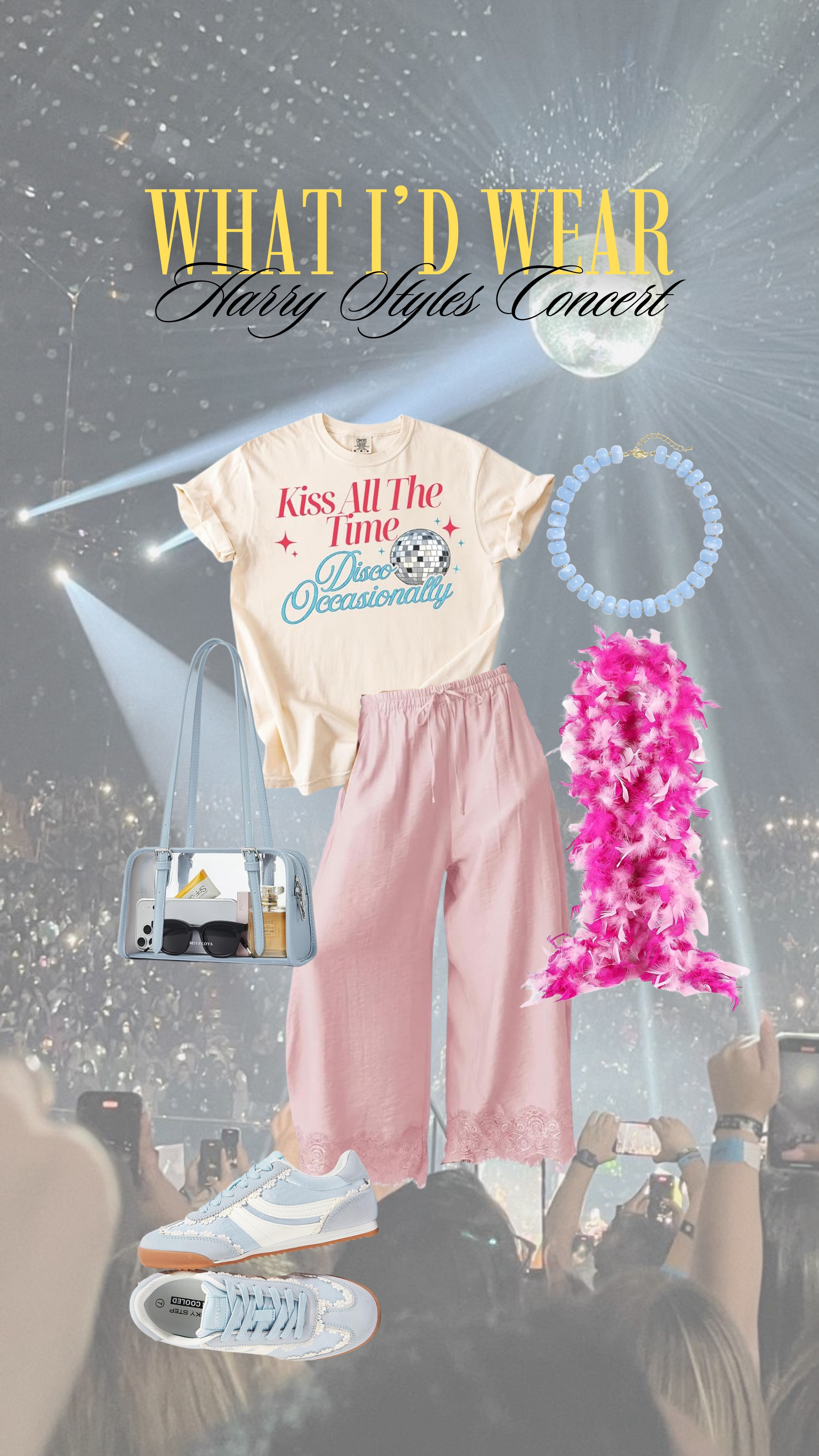 the perfect outfit for Harry Styles' concert! 

mid size outfits, lace pants, concert outfits 

 #LTKgrwm #LTKootd #LTKMidsize