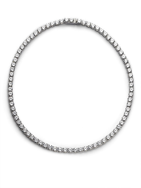 Sterling Silver Tennis Necklace | Saks Fifth Avenue