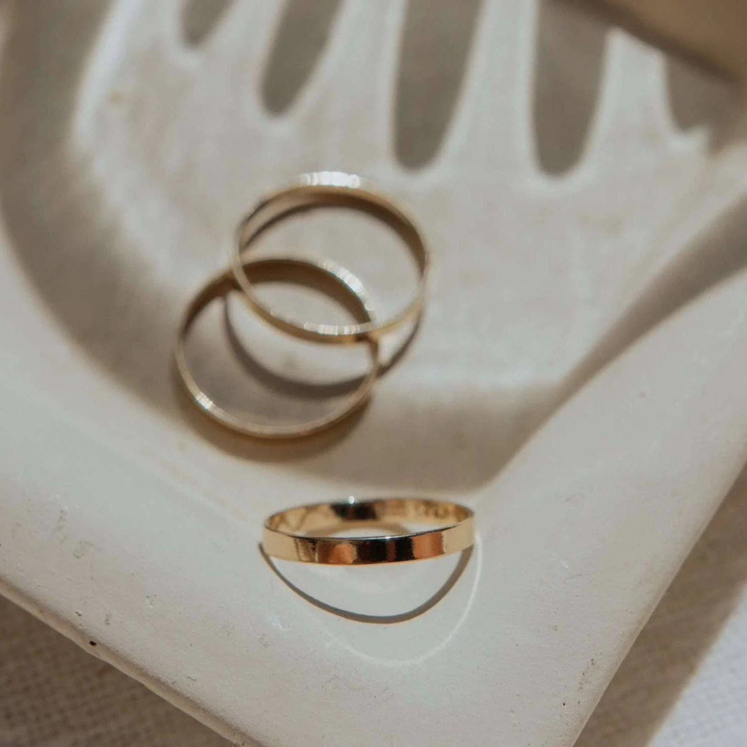 Gold Band Rings | Minimalistic Jewelry | Truly Blessed Jewels | Truly Blessed Jewels