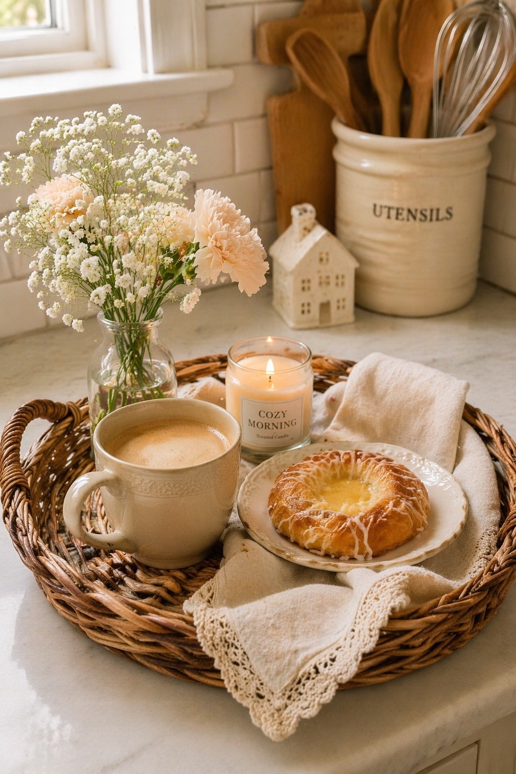A simple cozy coffee moment in the kitchen 🤍 linking a few similar favorite pieces to recreate this look. 


#LTKOver40 #LTKHome #LTKSeasonal
