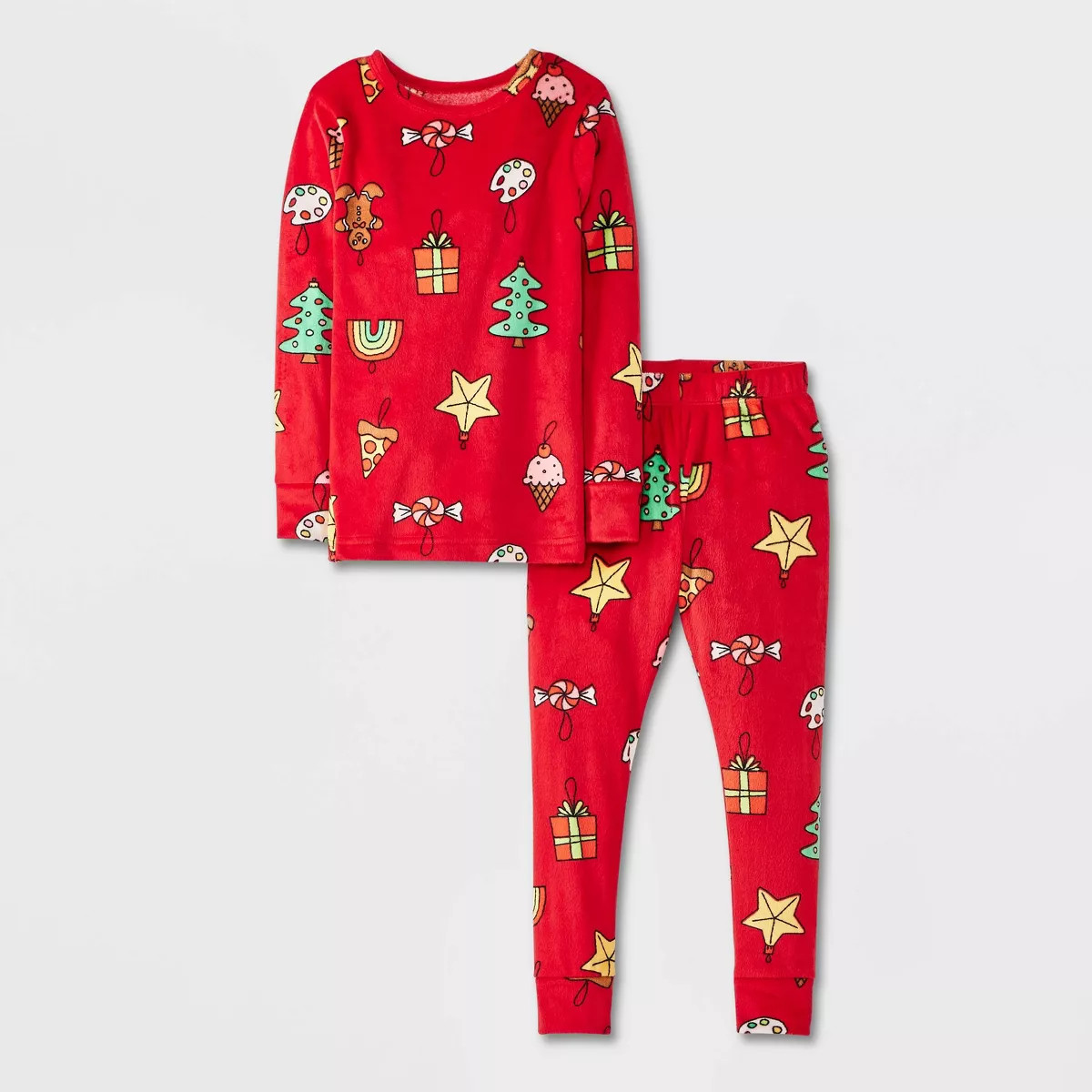 Toddler 2pc Snuggly Soft Snug Fit Christmas Pajama Set - Cat & Jack™ | Target