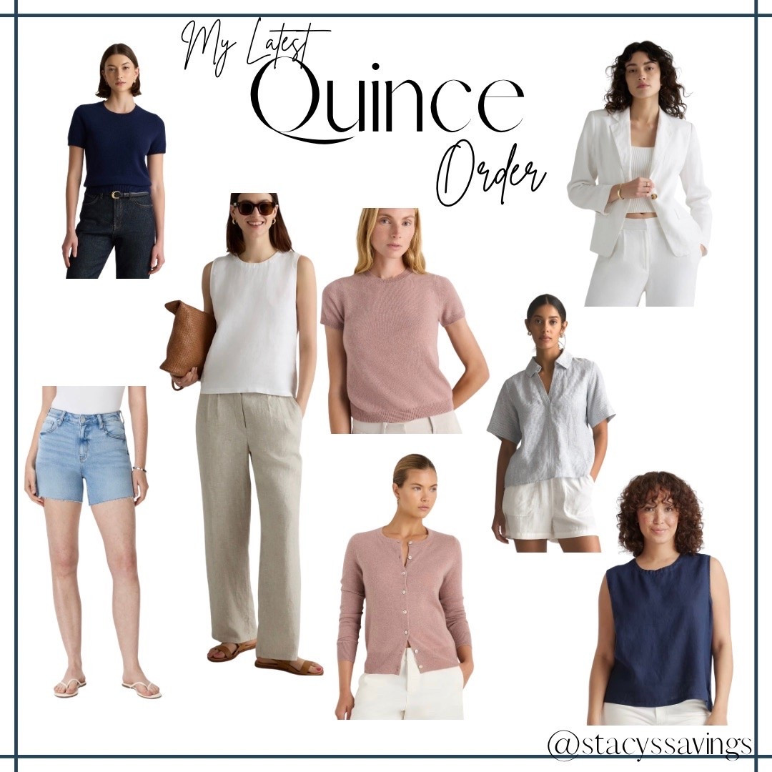 Quince summer haul. Cotton, linen, basics, soft summer, navy, coastal, classic style.

#LTKMothersDay #LTKOver40
