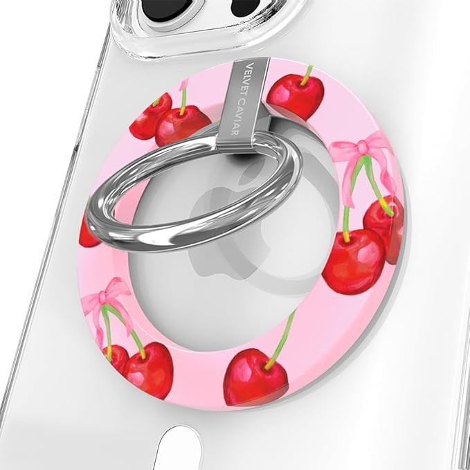 Velvet Caviar Compatible with MagSafe Phone Grip - Magnetic Ring Holder with Adjustable Stand - R... | Amazon (US)