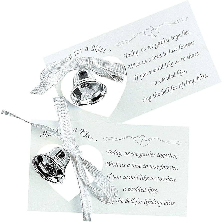 Fun Express Metal Wedding Bell on A Paper Card | 50 Count | Amazon (US)