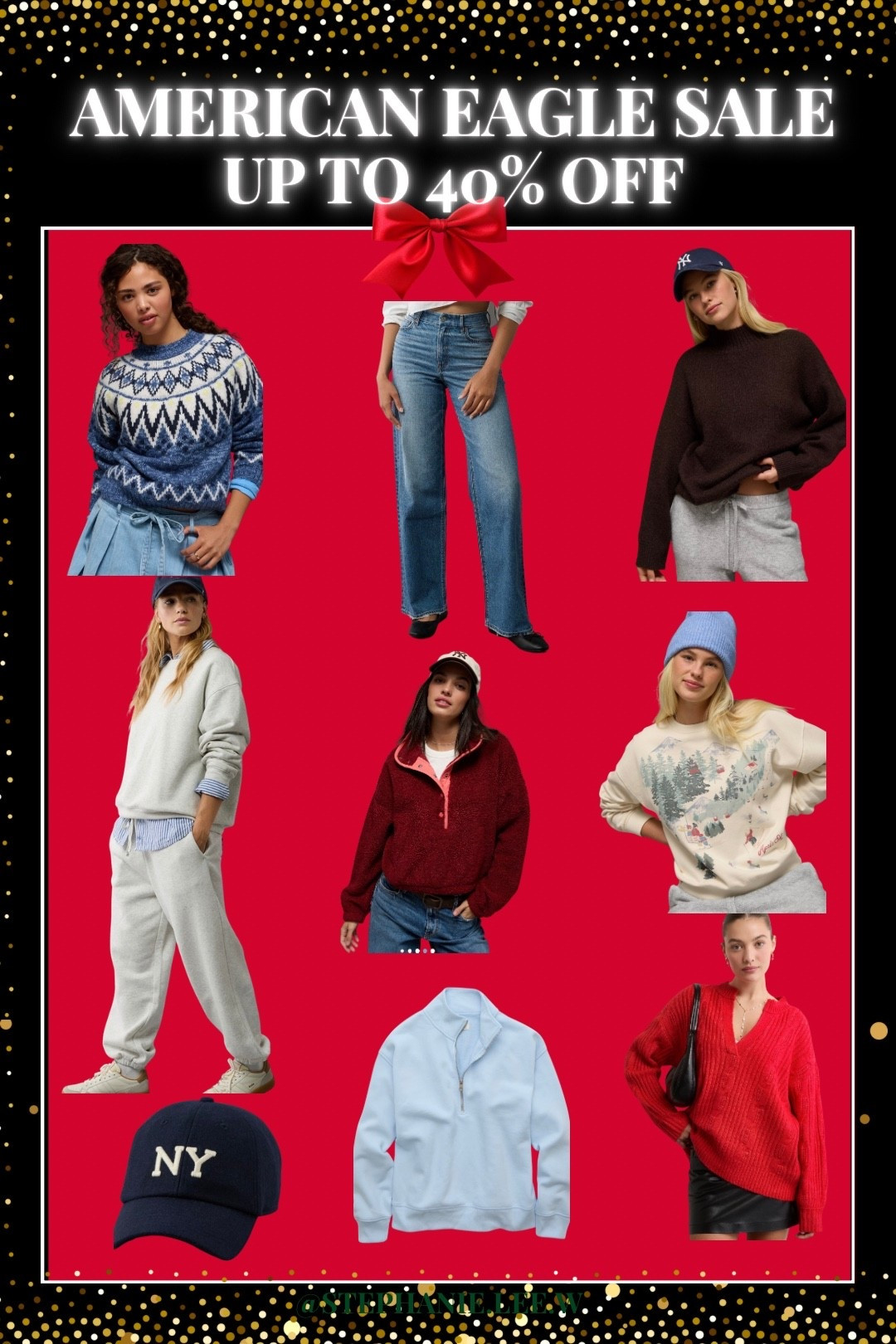 American Eagle 40% off sale!!! 




#LTKHoliday #LTKSaleAlert #LTKSeasonal
