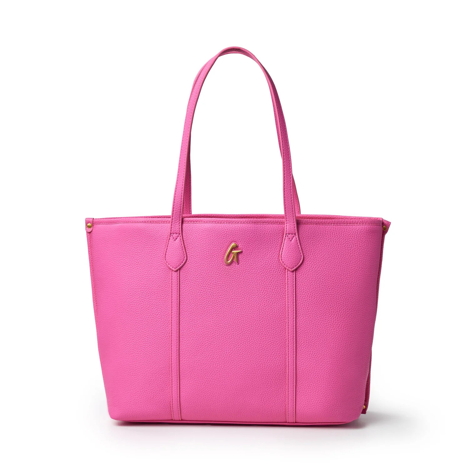 PEBBLE SLEEK TOTE - HOT PINK | Glam-Aholic Lifestyle
