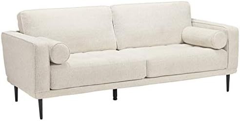 Signature Design by Ashley - Caladeron Mid-Centry Sofa, Off-White | Amazon (US)