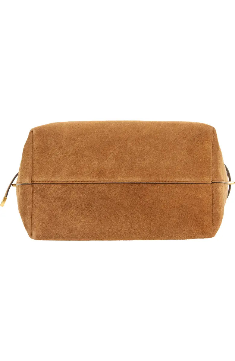 The Essential Belted Suede Bucket Tote | Nordstrom